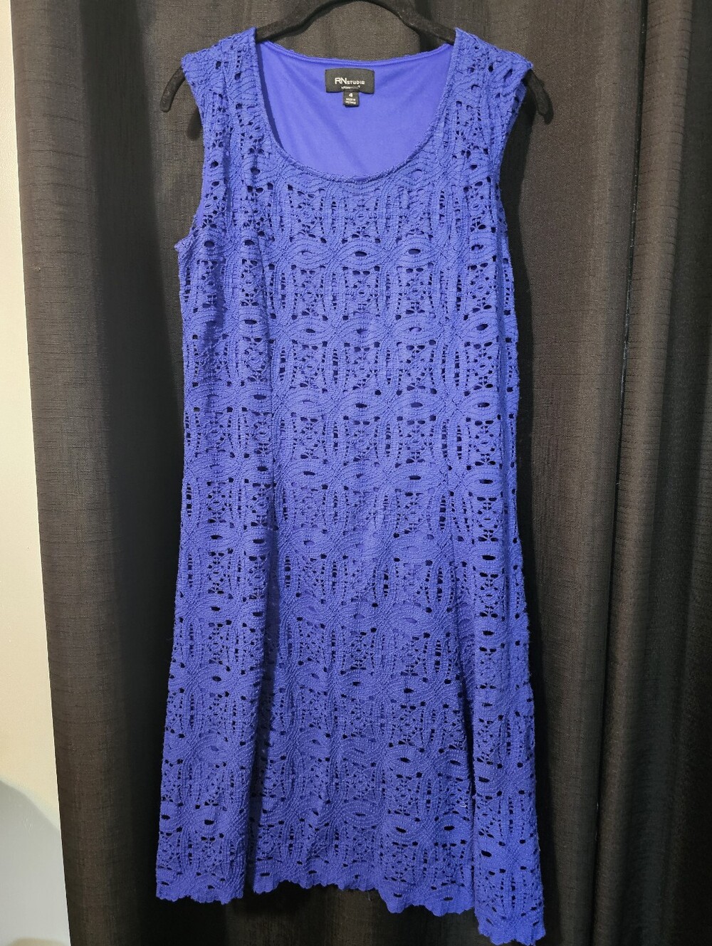 RN Studio Royal Blue Midi Dress